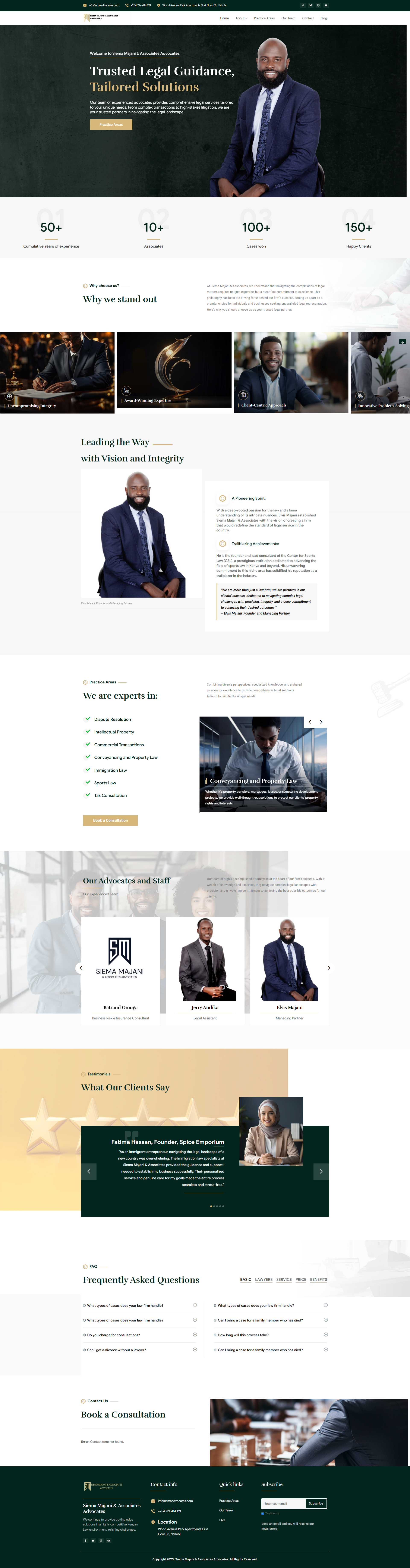 Siema Majani & Associates Advocates background